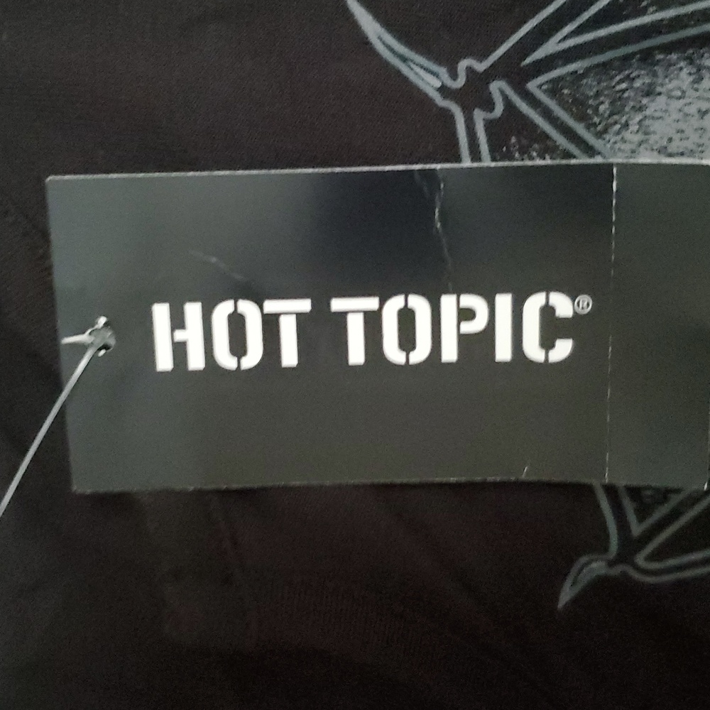 Hot Topic's Cosmic Aura Edgy Black Long Sleeve Top - Picture 6 of 9
